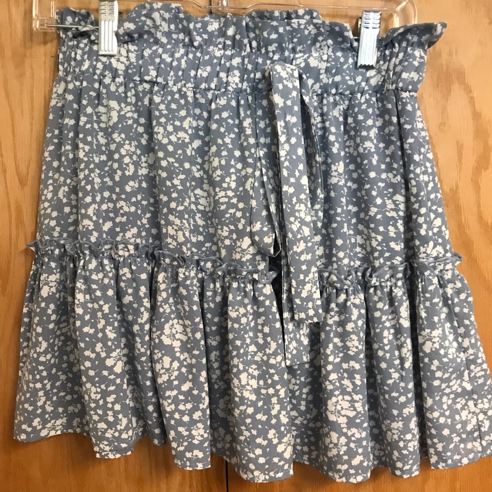 Zaful ditsy floral skirt